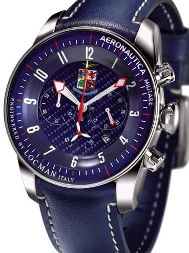 Oiritaly Watch Quartz Man Locman AERONAUTICA MILITARE